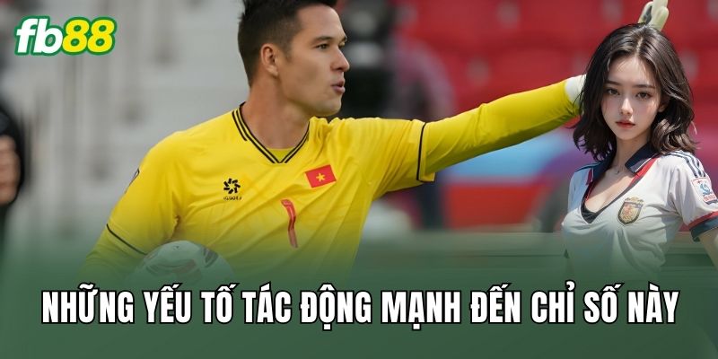 Những yếu tố tác động mạnh đến chỉ số này