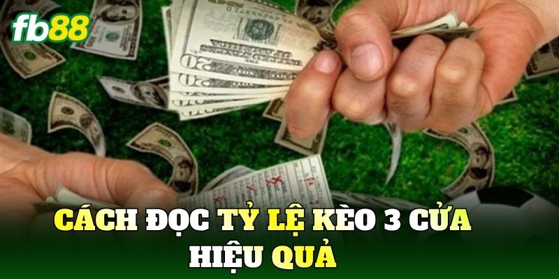 Cách đọc tỷ lệ kèo 3 cửa hiệu quả